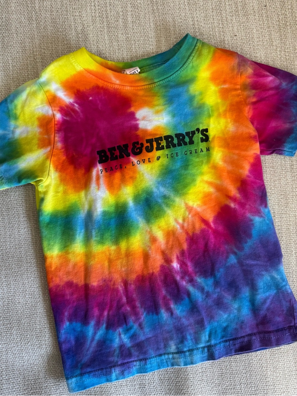 Vintage Ben & Jerry’s Tie-dye T-shirt Toddler